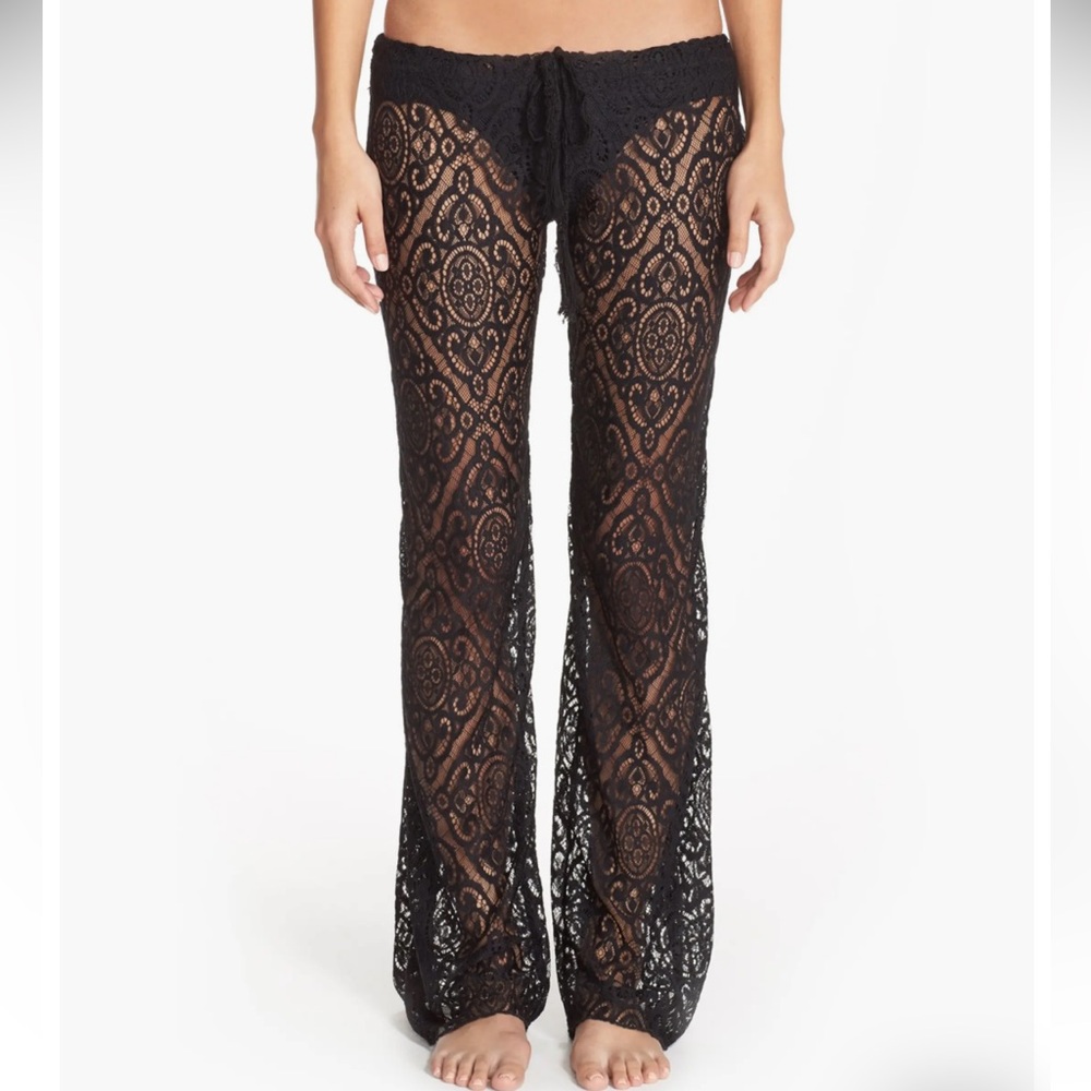 NWT Bathing Suit cover up Pants Lace Cover up Pants